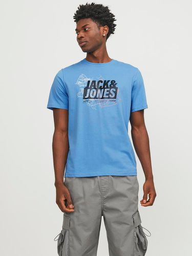 T-shirt Imprimé Col Rond - Jack & Jones - Modalova