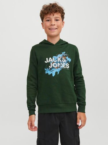 Sweat À Capuche Logo Pour Les Garçons - Jack & Jones - Modalova