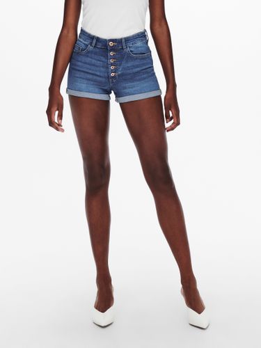 Onlhush Hw Bouton Shorts En Jean - ONLY - Modalova