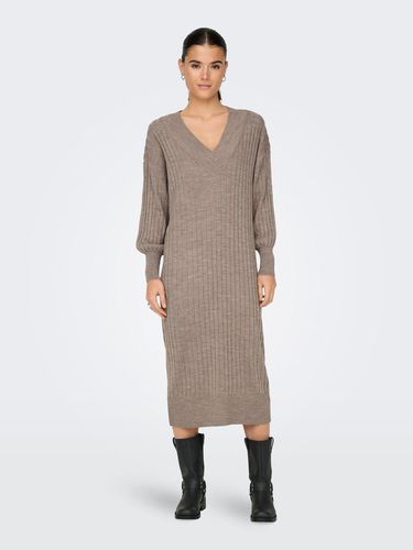 Longueur Midi Robe En Maille - ONLY - Modalova