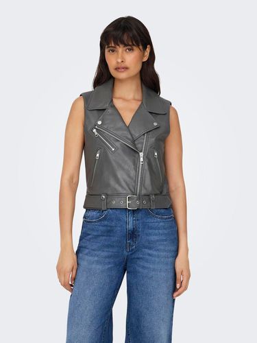 Simili Cuir Gilet - ONLY - Modalova