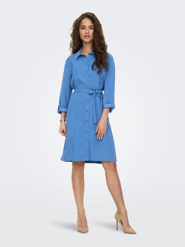 Robe Longue Relaxed Fit Col Chemise - ONLY - Modalova