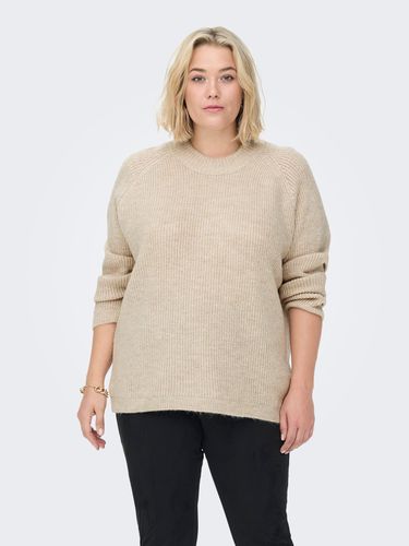 Curvy - À Manches Longues Pull En Maille - ONLY - Modalova