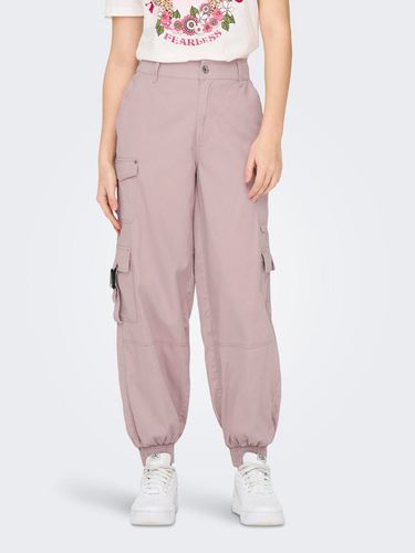 Pantalons Loose Fit Taille Moyenne Élastique - ONLY - Modalova