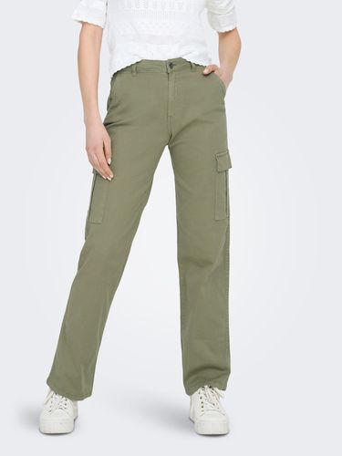 Pantalons Cargo Straight Fit Taille Haute - ONLY - Modalova