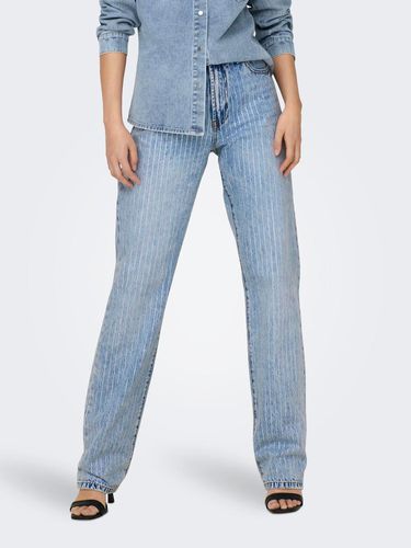 Onljaci Mid Waist Straight Jeans - ONLY - Modalova