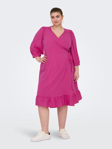 Robe Midi Regular Fit Col En V - ONLY - Modalova