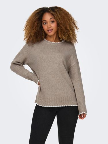Pull-overs Col Rond Bas Hauts Épaules Tombantes - ONLY - Modalova
