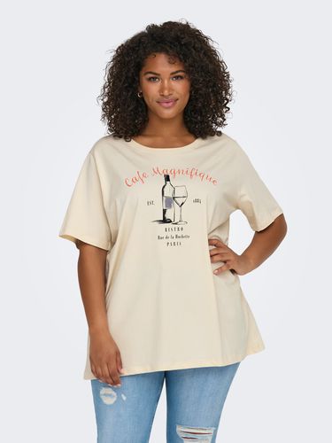 T-shirts Oversize Fit Col Rond Curve - ONLY - Modalova