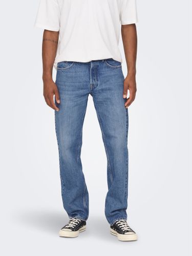 Onsedge Loose Mid. Blue 4939 Jeans Noos - ONLY & SONS - Modalova