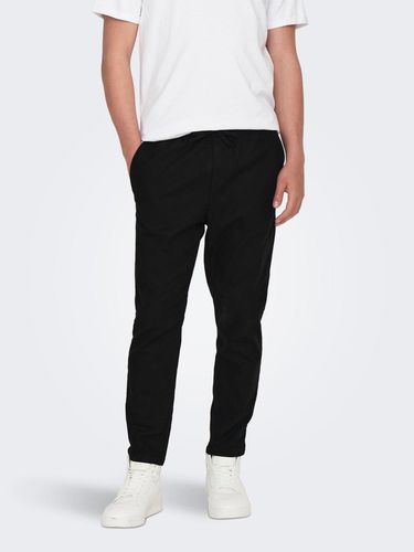 Pantalons Tapered Fit Taille Moyenne - ONLY & SONS - Modalova