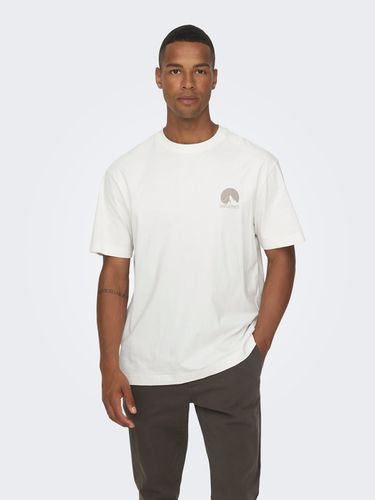 T-shirts Relaxed Fit Col Rond - ONLY & SONS - Modalova