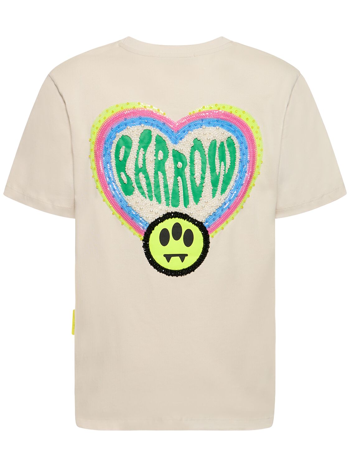 T-shirt Unisexe En Coton Imprimé Logo - BARROW - Modalova