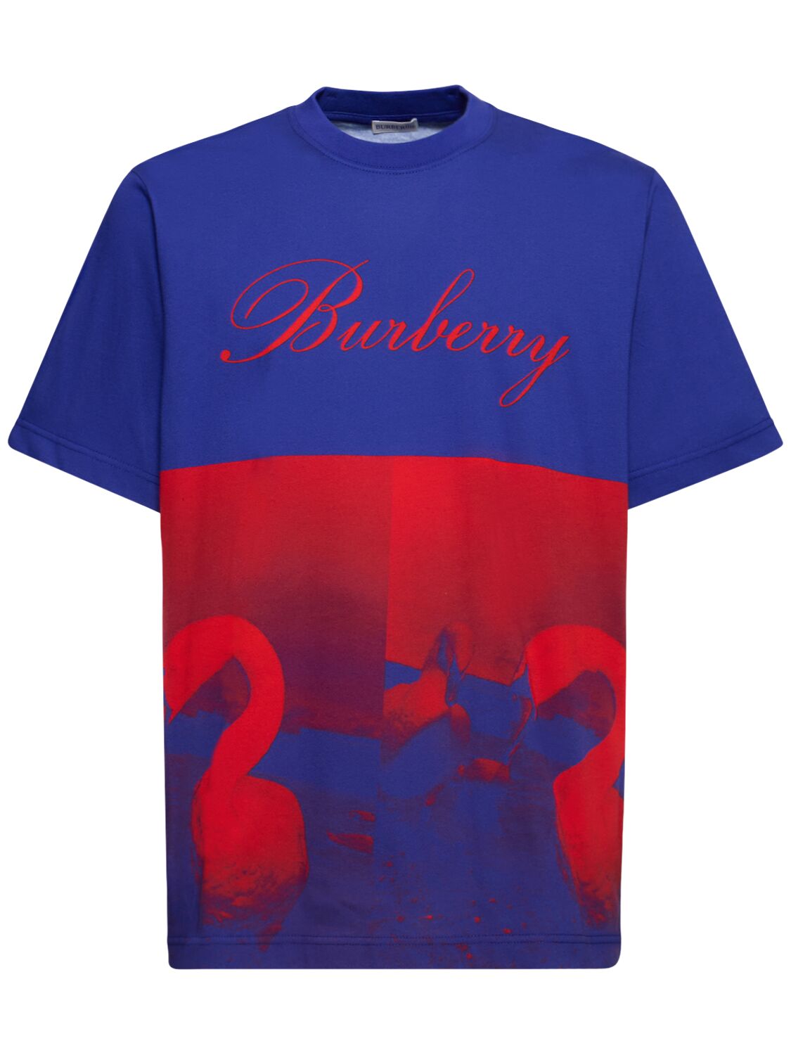 T-shirt À Imprimé Cygnes - BURBERRY - Modalova