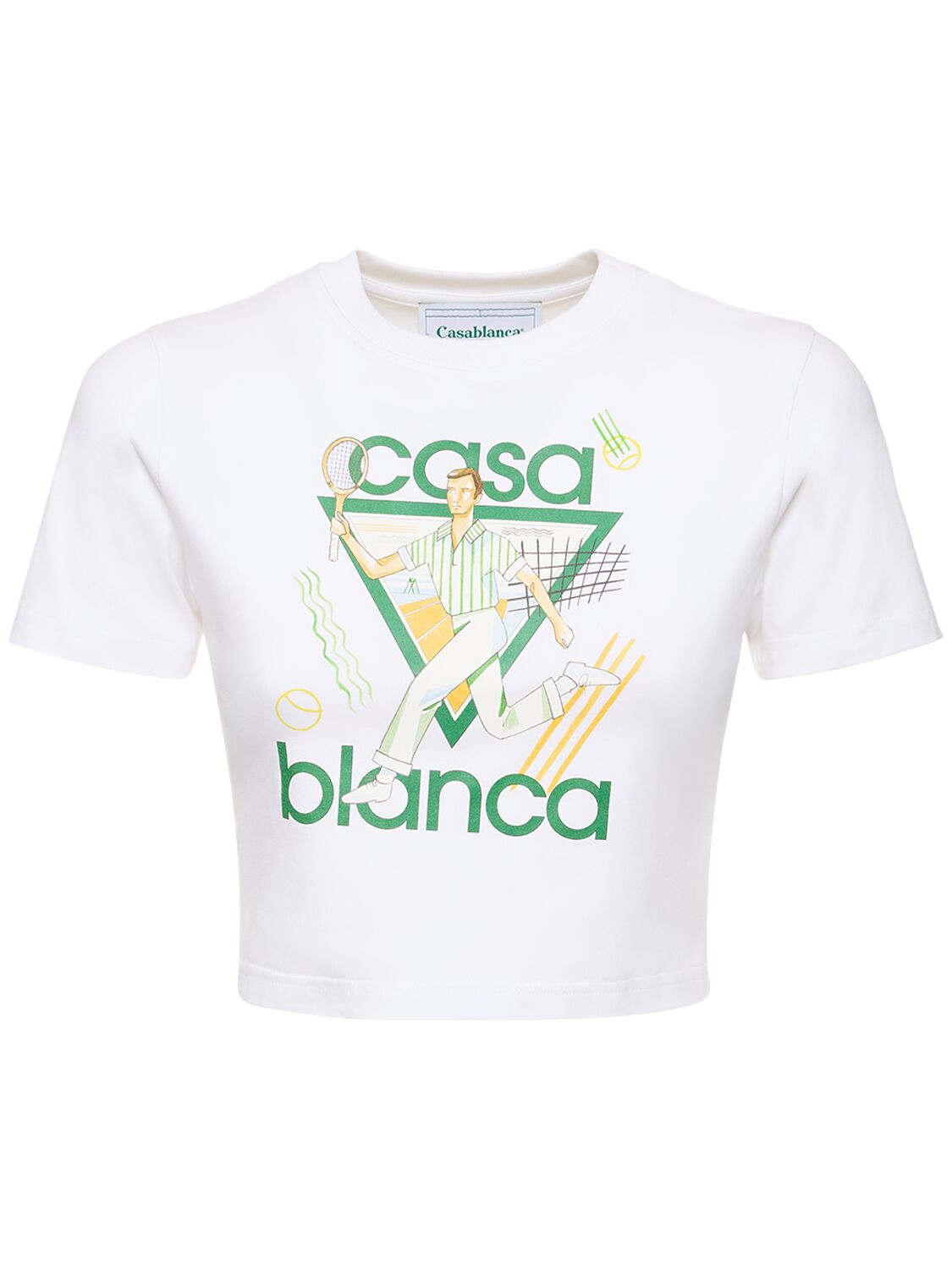 T-shirt Court En Jersey Imprimé Logo - CASABLANCA - Modalova