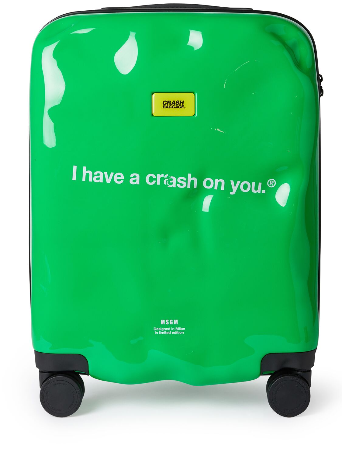 Valise Cabine X Crash Baggage Icon - MSGM - Modalova