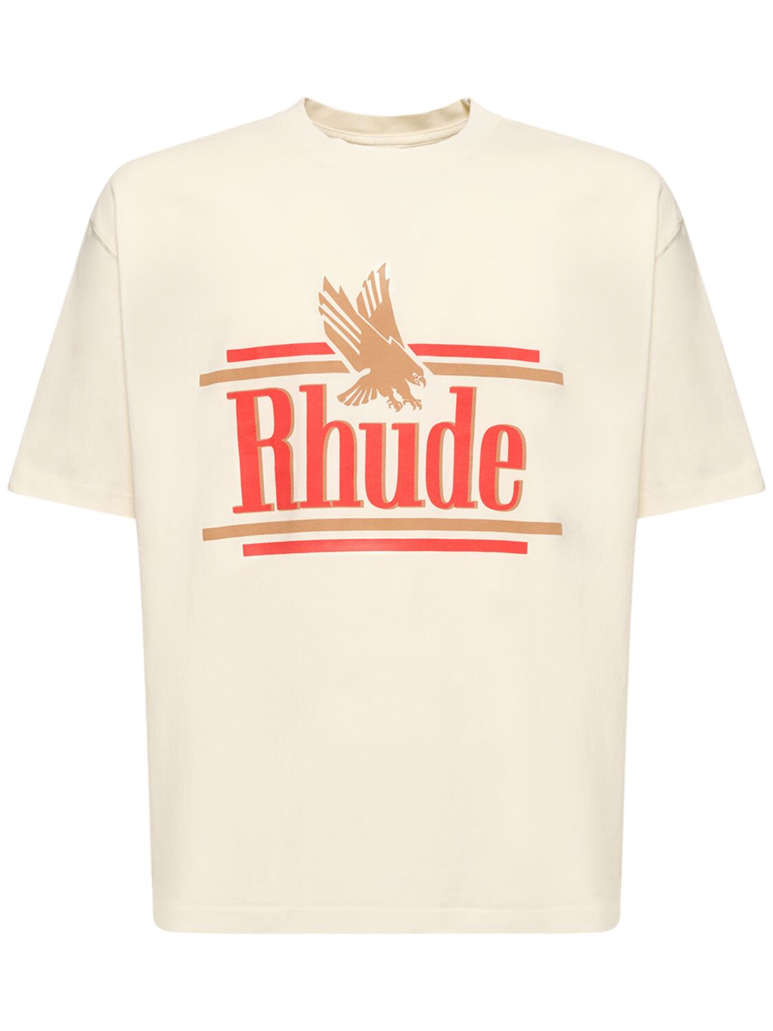 T-shirt En Coton Rhude Rossa - RHUDE - Modalova