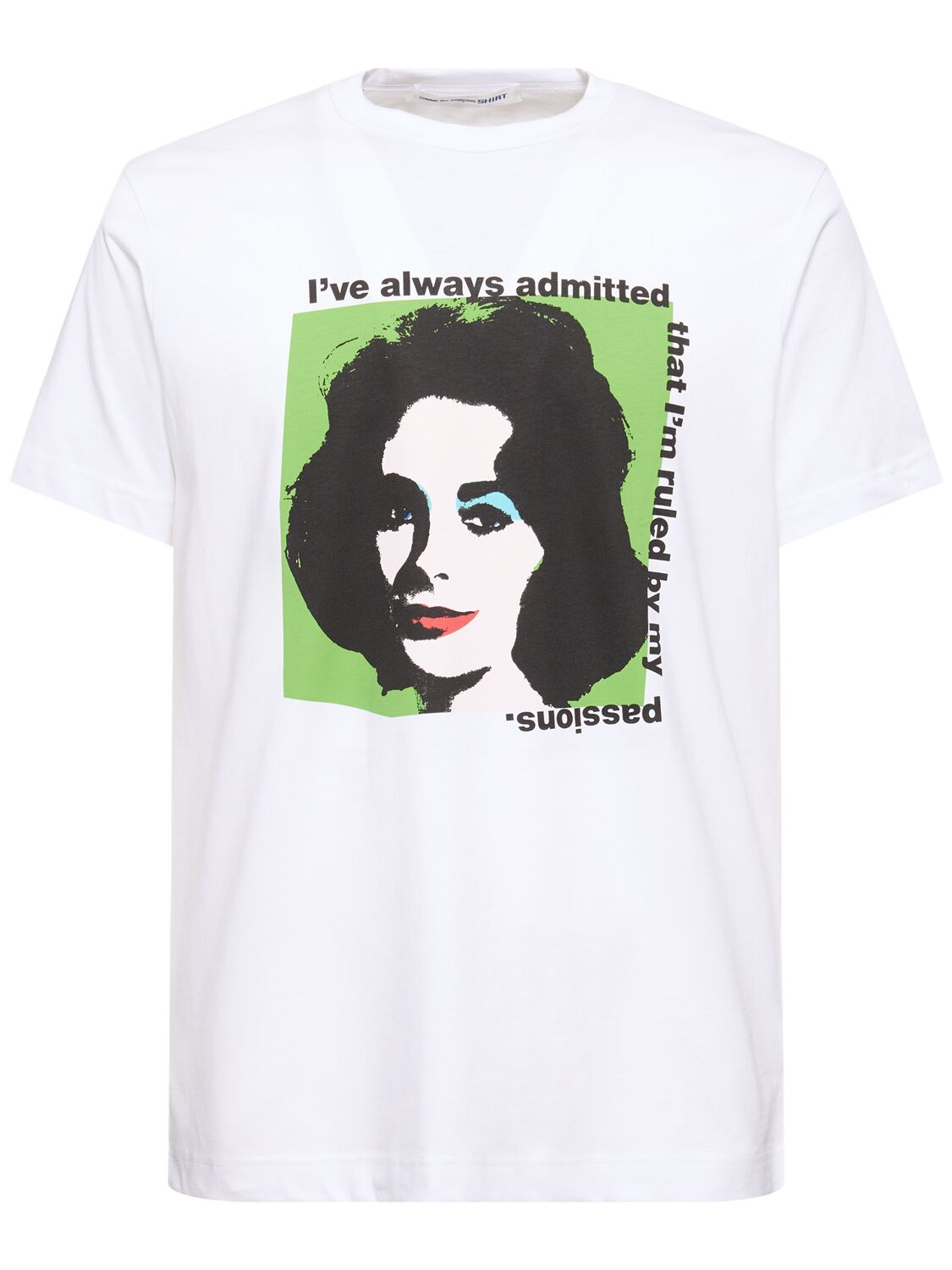T-shirt En Coton Imprimé Andy Warhol - COMME DES GARÇONS SHIRT - Modalova
