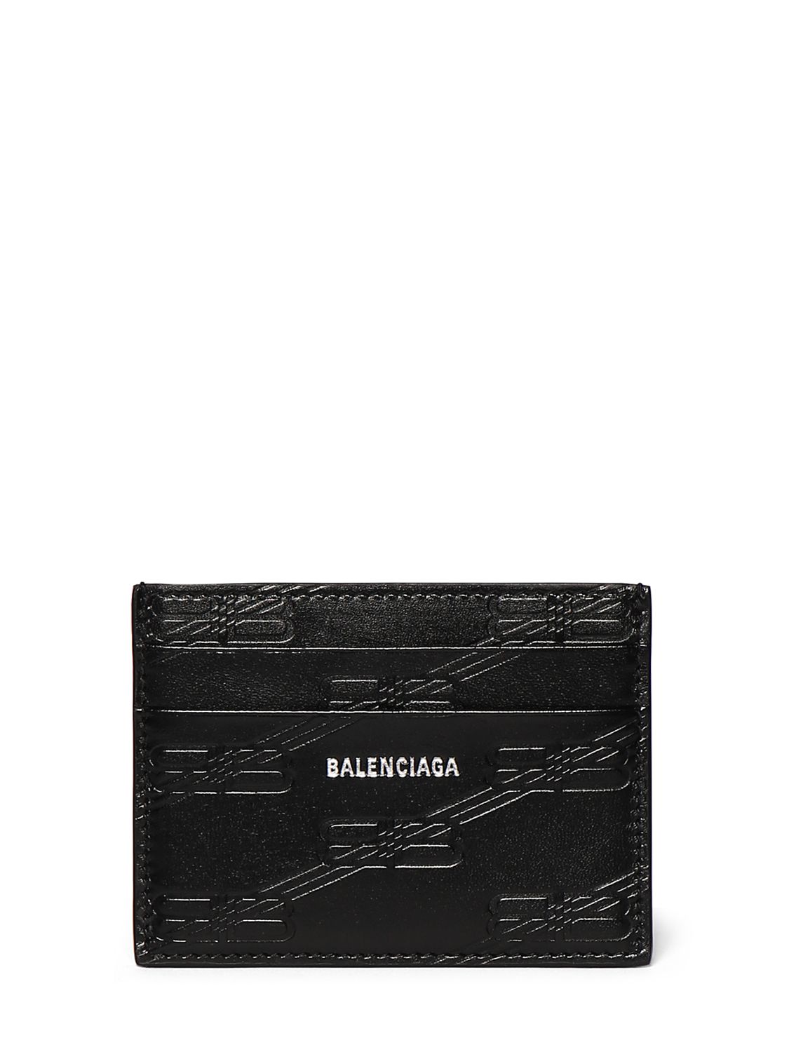 Porte-cartes Embossé Monogramme Bb - BALENCIAGA - Modalova