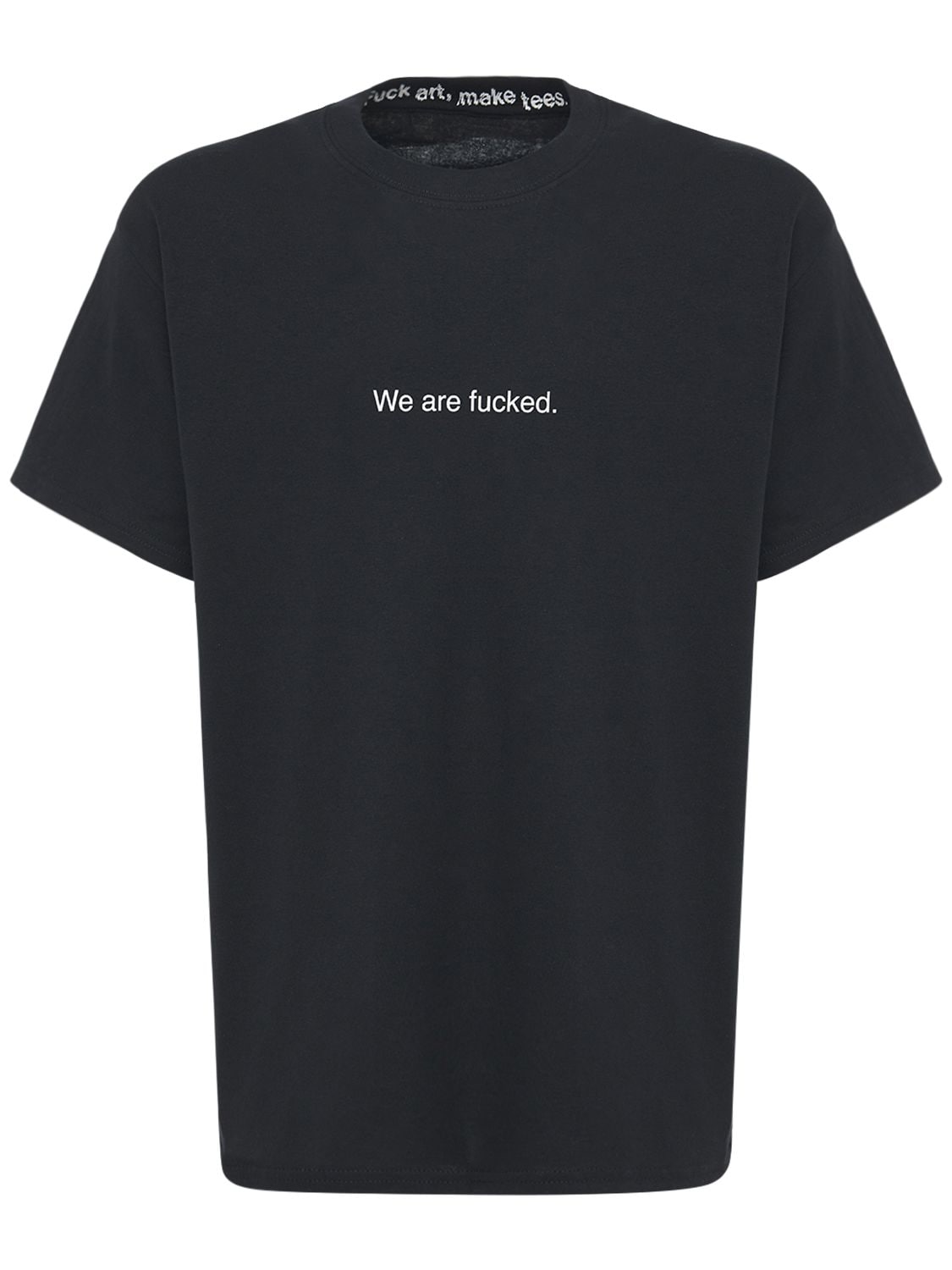 T-shirt En Coton Imprimé "we Are Fucked" - FAMT - FUCK ART MAKE TEES - Modalova