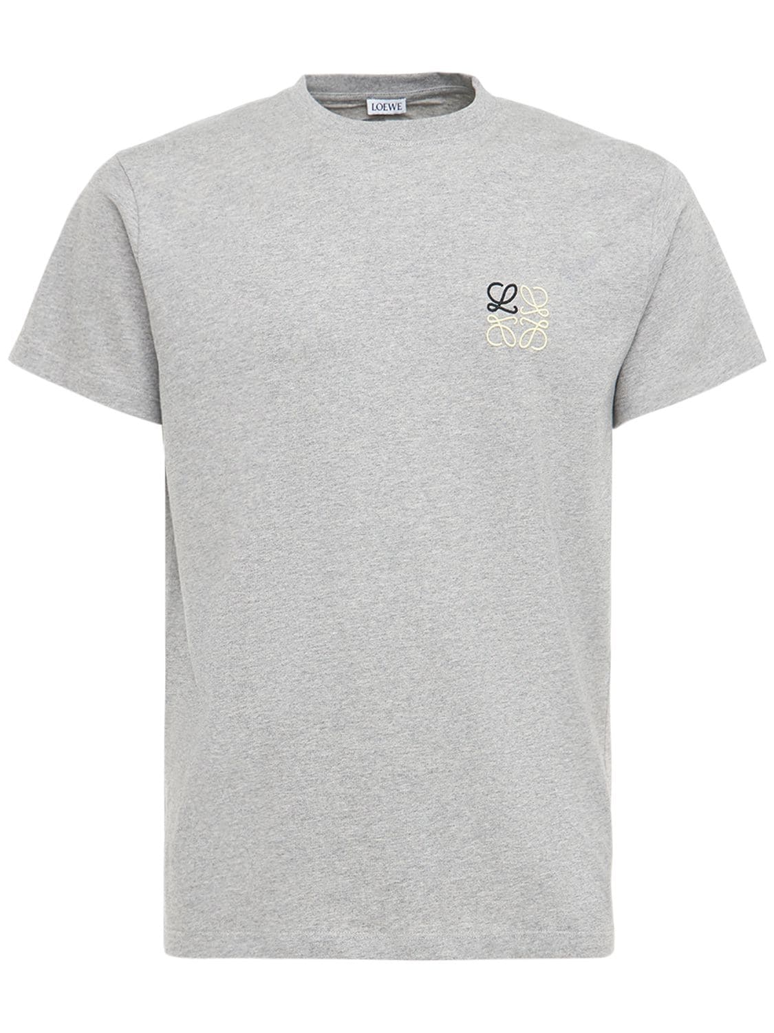 T-shirt En Jersey De Coton Avec Logo Brodé - LOEWE - Modalova