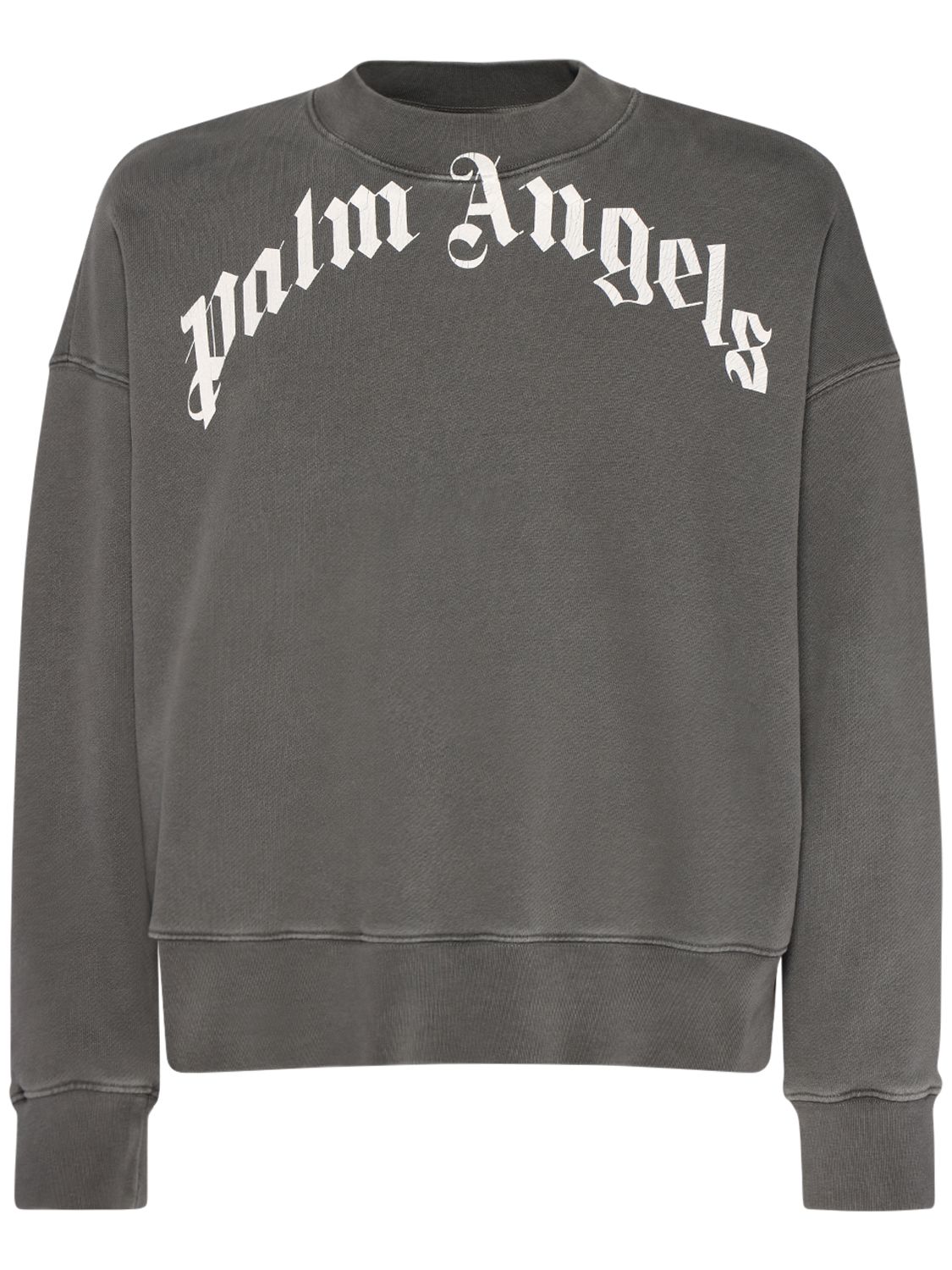 Sweat-shirt En Jersey De Coton À Logo - PALM ANGELS - Modalova