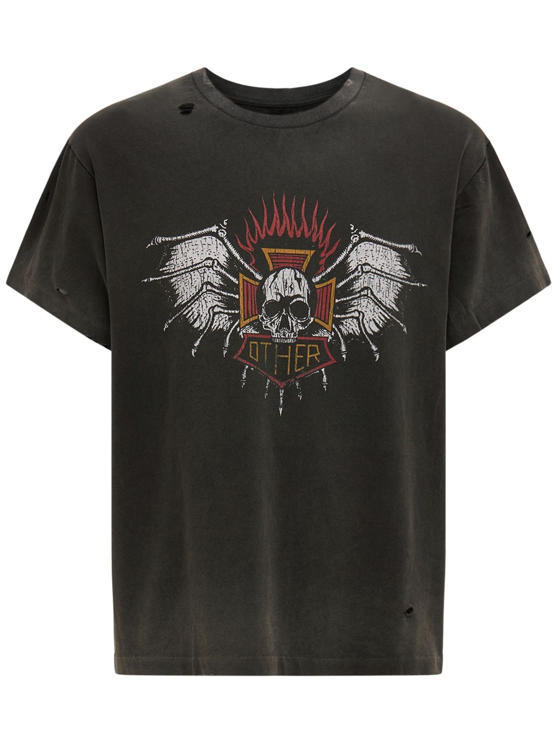 T-shirt En Coton Imprimé Death Skull - OTHER - Modalova