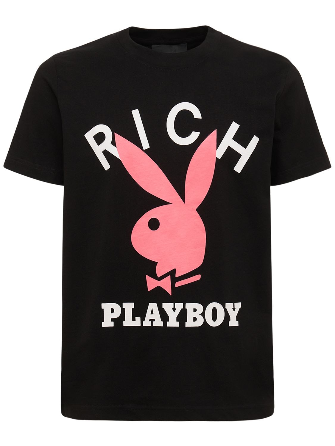 T-shirt En Coton À Logo Contrastant - RICHMOND X PLAYBOY - Modalova