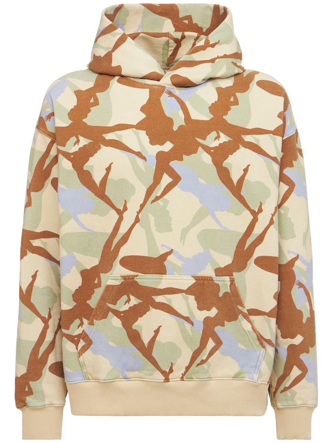 Sweat-shirt En Coton Imprimé Camouflage À Capuche - A NEW BRAND - Modalova