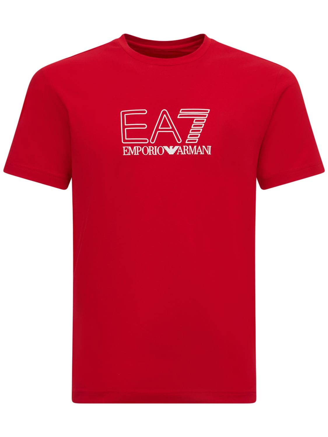 T-shirt En Coton Stretch Visibility - EA7 EMPORIO ARMANI - Modalova