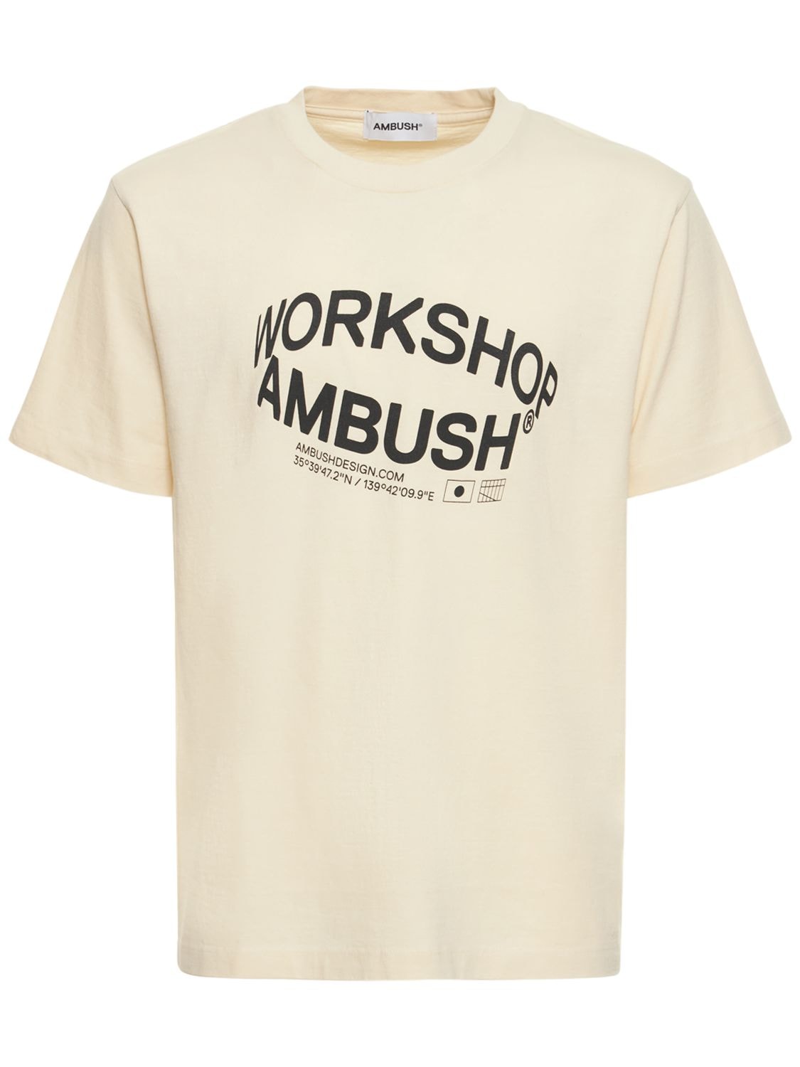 T-shirt En Jersey De Coton À Imprimé Logo - AMBUSH - Modalova