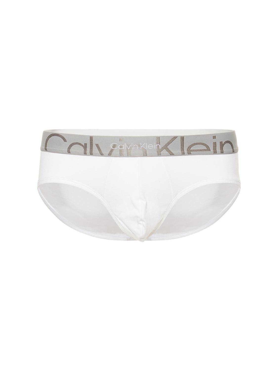 Slip En Coton Avec Bande Logo - CALVIN KLEIN UNDERWEAR - Modalova