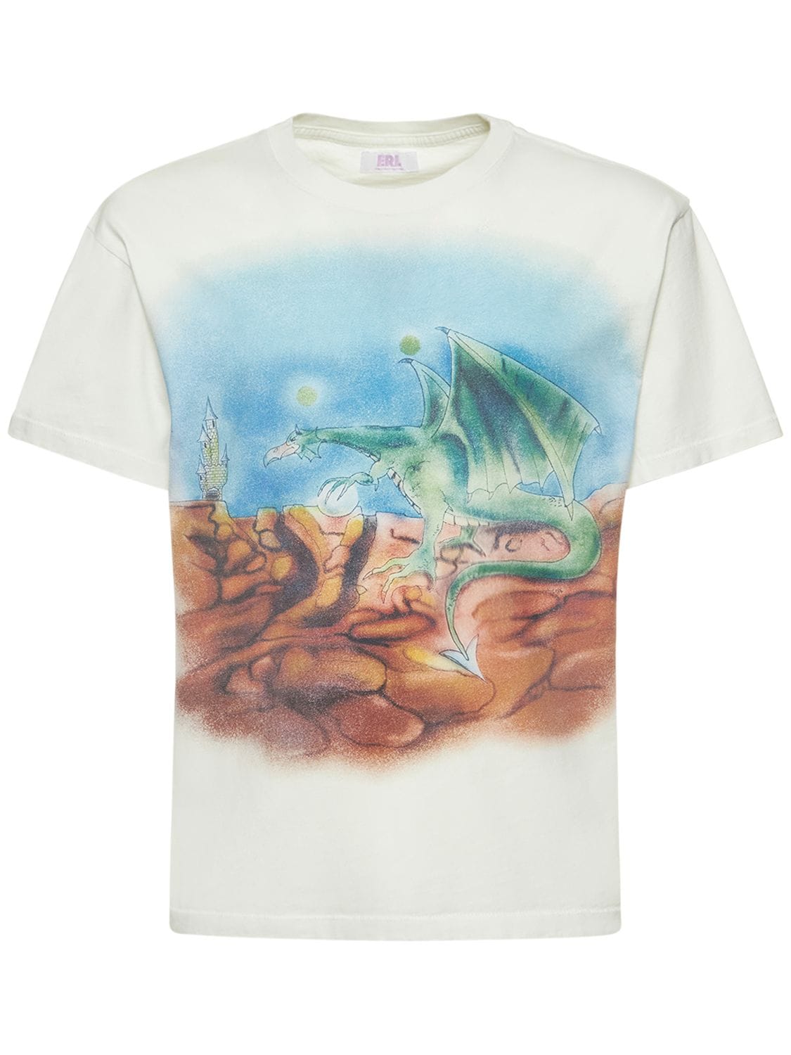 T-shirt En Coton Imprimé Dragon - ERL - Modalova