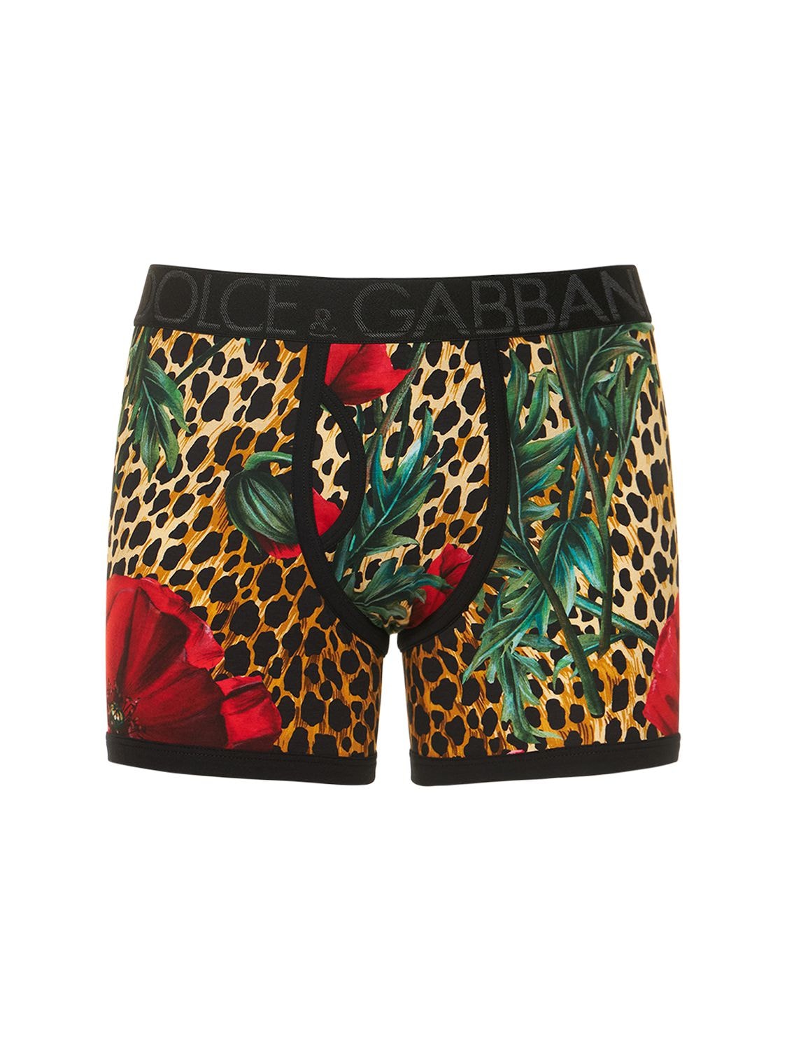 Dolce & Gabbana Garçon Vêtements Sous-vêtements Boxers Boxer de bain en nylon à imprimé léopard male 2 Mode de Plage 