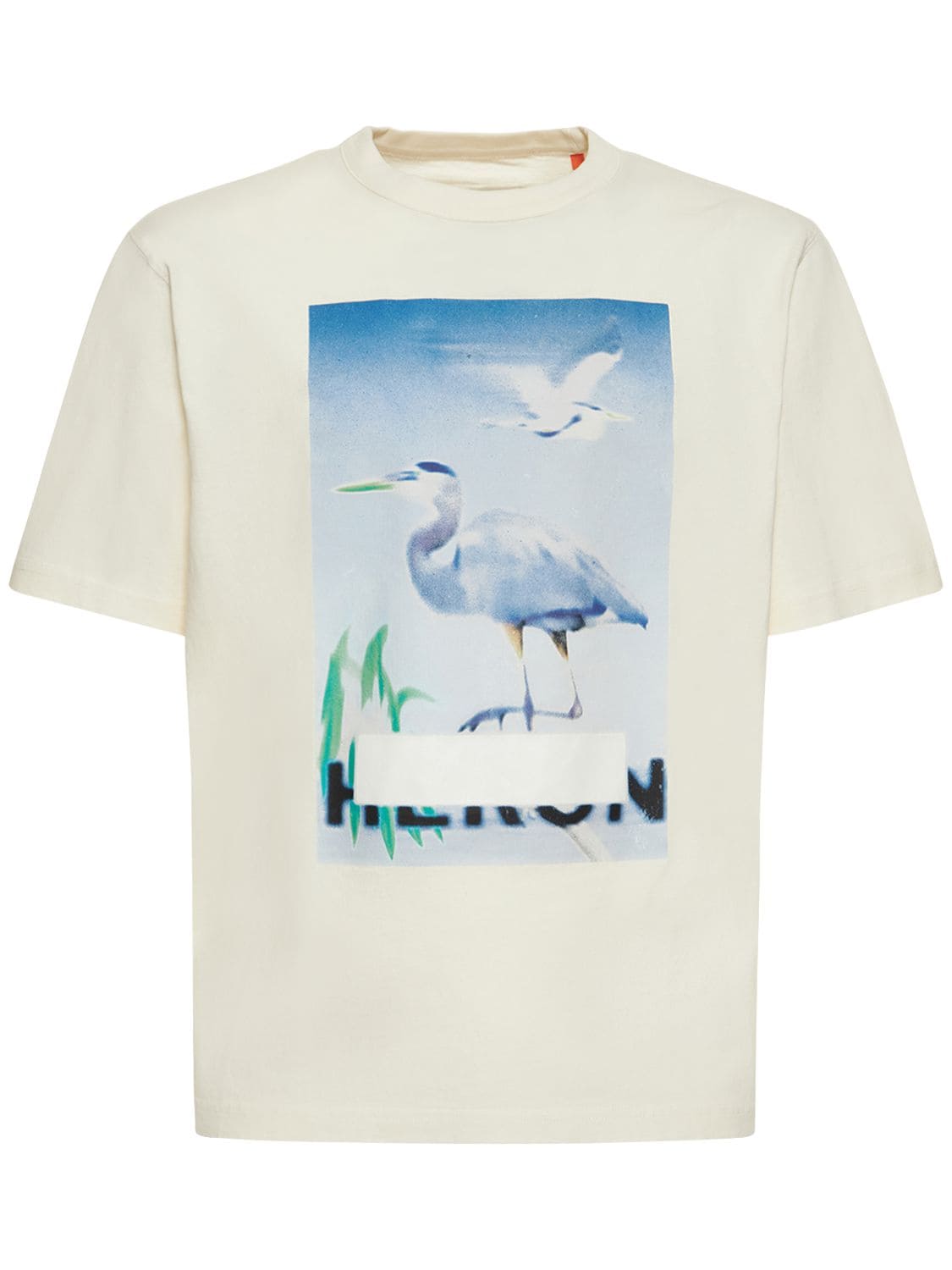 T-shirt En Jersey De Coton Censored Heron - HERON PRESTON - Modalova