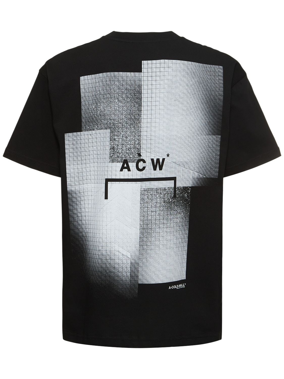 T-shirt En Jersey De Coton Imprimé Brutalist - A-COLD-WALL* - Modalova