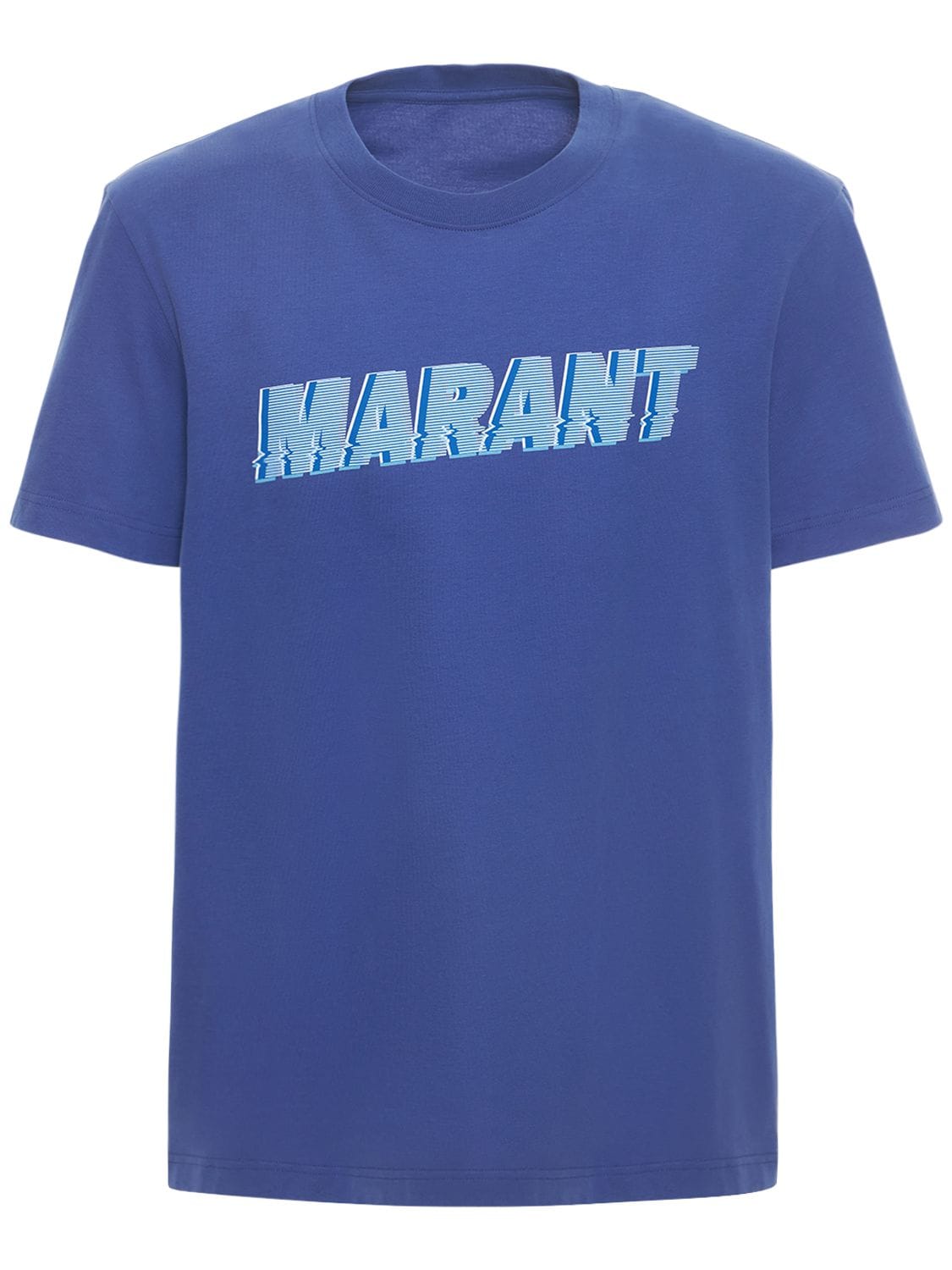 T-shirt En Jersey De Coton À Imprimé Logo - ISABEL MARANT - Modalova