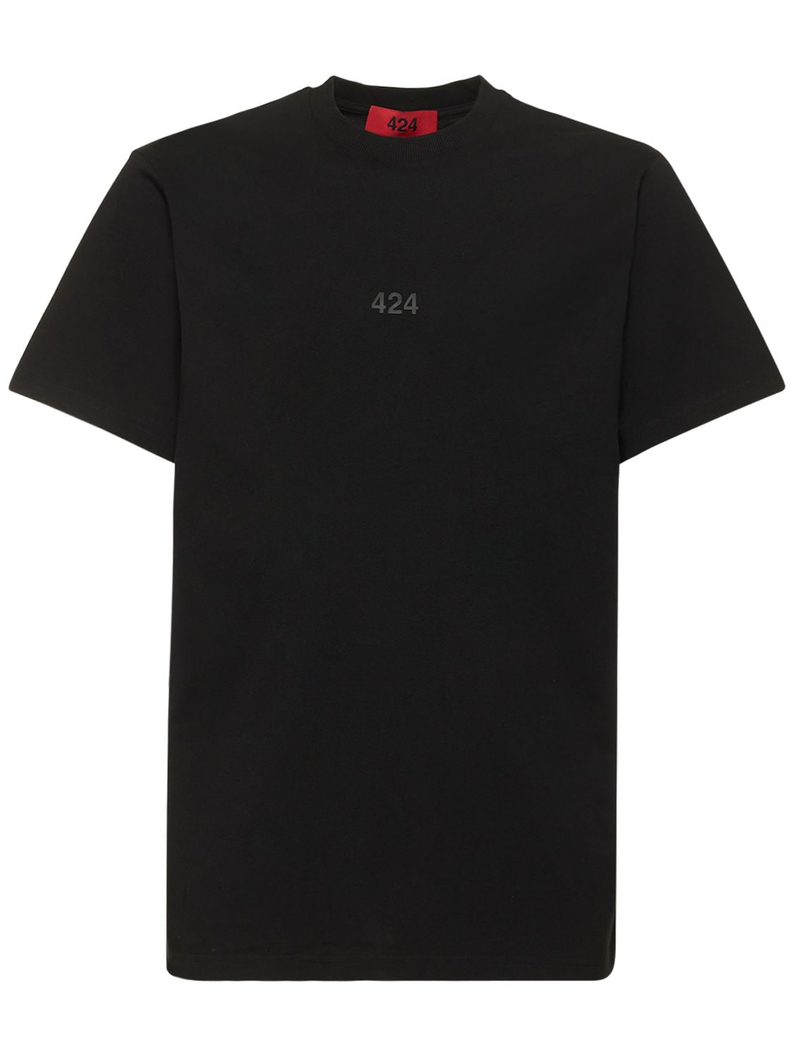 T-shirt En Jersey De Coton Imprimé Logo - 424 - Modalova