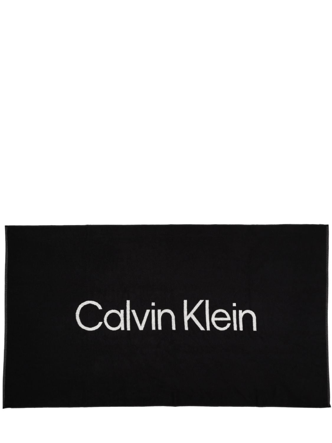 Serviette De Bain En Coton Biologique À Logo - CALVIN KLEIN UNDERWEAR - Modalova