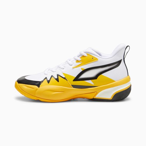 Chaussures de basketball Genetics, Blanc/Jaune - PUMA - Modalova