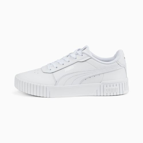 Chaussure Sneakers Carina 2.0 Femme, Blanc/Argent - PUMA - Modalova