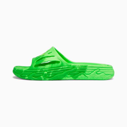 Chaussure Claquettes de basketball MB.03 Slide, Vert/Jaune - PUMA - Modalova