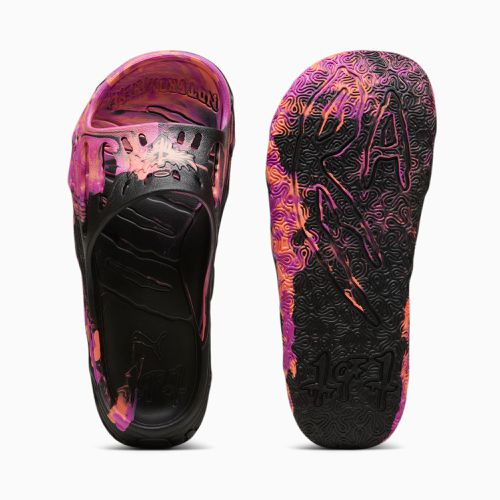 Chaussure Claquettes de basketball MB.03 Slide, Noir/Rose - PUMA - Modalova