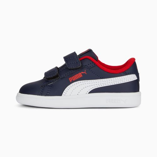 Chaussure Baskets Smash 3.0 Leather V Bébé, Bleu/Rouge/Blanc, Taille 25, Chaussures - PUMA - Modalova