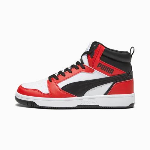 Chaussure Sneakers Rebound, Blanc/Noir/Rouge - PUMA - Modalova