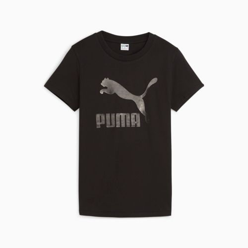 T-Shirt à logo brillant CLASSICS , Noir - PUMA - Modalova