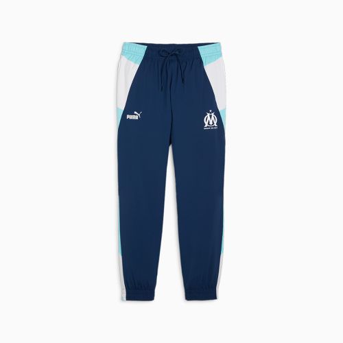 Pantalon tissé Olympique de Marseille, Bleu/Blanc/ - PUMA - Modalova