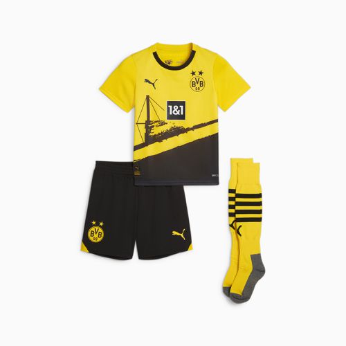 Mini tenue Home 23/24 Borussia Dortmund pour Enfant, Jaune/Noir - PUMA - Modalova