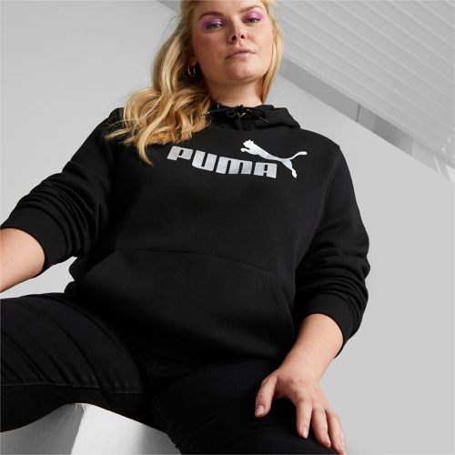 Sweat à capuche Essentials+ Metallic Logo , Noir/Argent, Taille XS, Vêtements - PUMA - Modalova