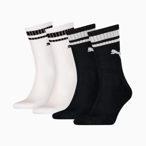 Lot de 4 paires de chaussettes Heritage, Blanc/Noir - PUMA - Modalova